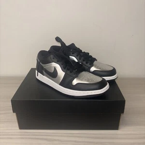 Size 7 - Air Jordan 1 SE Low Silver Toe W - Picture 1 of 9