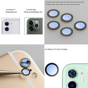 Back Camera Lens Glass Cover w Adhesive Replacement for Apple 11 Pro New - Zdjęcie 1 z 11