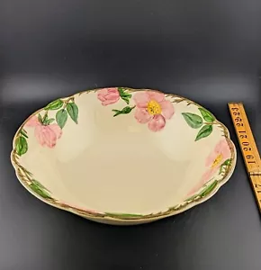 Vintage Franciscan Desert Rose Round Serving Vegetable Salad 9" Bowl 1978-82 USA - Picture 1 of 6