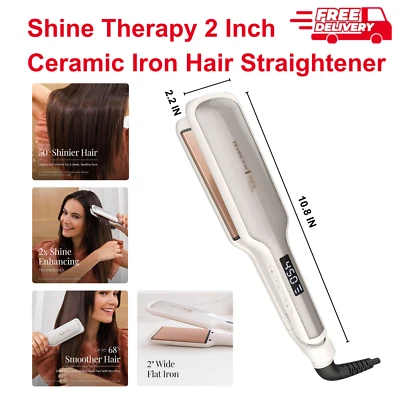 Shine Therapy 2 in Ceramic Iron Hair Straightener for Less Frizz & Smoother Hair - Image 1 of 4