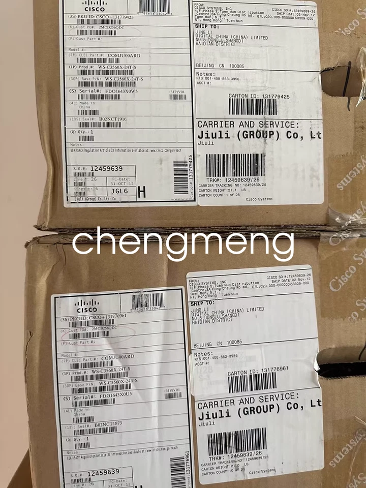 1PCS WS-C3560X-24T-S switch  new via FedEx or DHL - Image 1 of 1