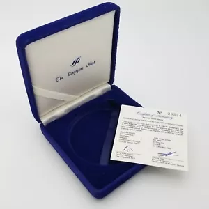 Moneda Singapur Como Nuevo 1987 Conmemorativa Copa América Moneda Azul Vacía Caja de Presentación 7 - Imagen 1 de 10