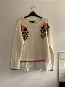 ladies french connection layered jumper size small - Picture 1 of 5