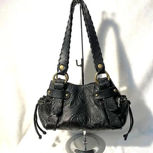 Kooba Black Leather Medium Size Bag - Picture 1 of 9