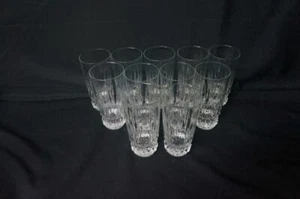 11 Cristal D'Arques-Durand Villeneuve Crystal 16 Oz Coolers Tumblers 6 3/8" - Picture 1 of 1