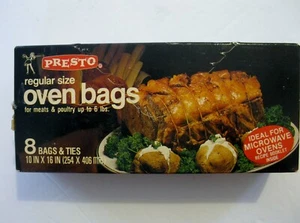 Vintage Presto Produkte Ofentüten ungeöffnet Küche alter Lagerbestand 8ct. Regular Size - Bild 1 von 5