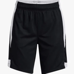 Girls Under Armour Baseline 6” Basketball Shorts (YM) - Picture 1 of 4