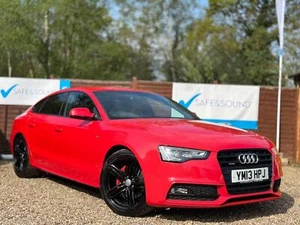 2013 Audi A5 3.0 TDI V6 Black Edition Sportback S Tronic quattro Red Automatic - Picture 1 of 20