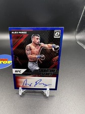 2022 Donruss Blue Optic UFC SIGNATURE SERIES ALEX PEREZ SS-APZ Auto /25