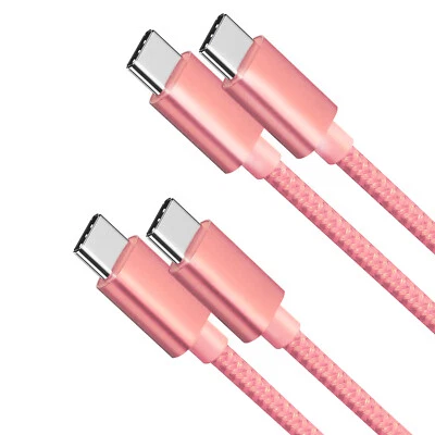 2-Pack Braided USB C Type-C Fast Charging Data SYNC Charger Cable Cord 3/6/10FT - Image 1 of 4