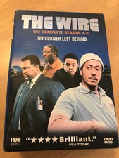 THE WIRE COMPLETE SEASON 1-5 24-DISC DVD BOX SET, NO CORNER LEFT BEHIND