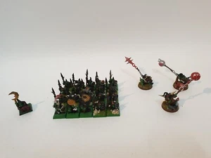 Warhammer 20 Nachtgoblin Speerträger Night Goblin Spearmen + Boss + 3 Fanatics - Bild 1 von 1