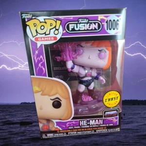 He-man funko fusion chase pop # 1006 (nib)With Pop Protector  - Picture 1 of 7