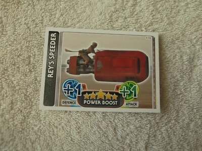 Topps - Star Wars Force Attax "REY'S SPEEDER" #119 Power Boost Trading Card - Image 1 of 2