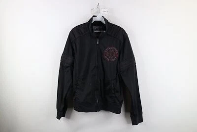 Chaqueta de Lucha Affliction Negra Premium Para Hombres Mediana Envejecida Cruz MMA UFC Foto 1 de 4