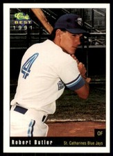 1991 Classic Best St. Catharines Blue Jays Robert Butler St. Catharines Blue