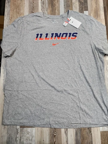 NEW Nike Illinois Fighting Illini Basketball Mens T-Shirt Size 3XL NWT Tee Rare Cover