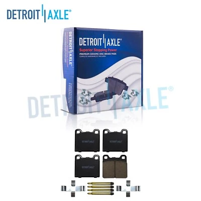 REAR Ceramic Brake Pads + Hardware for Volvo V70 S70 C70 960 940 850 760 740 240 - Image 1 of 4
