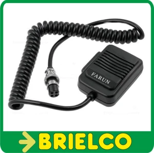 MICROFONO DE MANO ELECTRET EMISORA CB FE200 FARUN CONECTOR 4 PIN HEMBRA BD6932 - Imagen 1 de 1