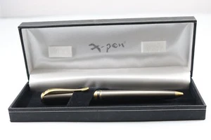 Bolígrafo gris lacado X-Pen Podium vintage, GT (estuche y recarga) - Imagen 1 de 5