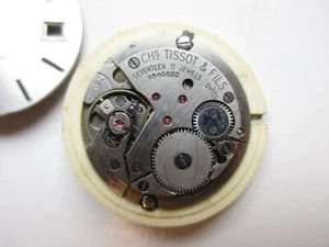 tissot cal. 781-1 Swiss Handaufzug Uhrwerk - for use of parts - Bild 1 von 4