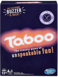 Taboo Hasbro Gaming Party Board Game With Buzzer Brand New Sealed - Picture 1 of 6