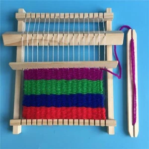 Wooden Multi-Craft Loom 21.5x16.5x3cm DIY Woven Tool Handmade for Beginners Kids - Picture 1 of 7