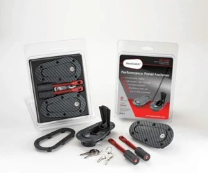 AeroCatch 120-3100 Plus Flush Hood Latch and Pin Kit - Black Carbon Fiber Look - Picture 1 of 3