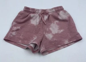 R + R Girls Shorts Pink Tie Dye Elastic Waist Pockets See Photo Measurments Used - Picture 1 of 12