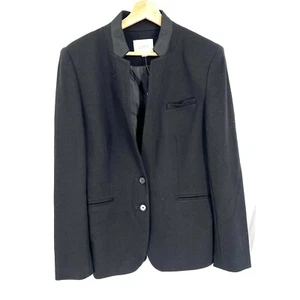NUEVO Ann Taylor LOFT 2 Botones Clásico Negro Blazer Chaqueta Trabajo Carrera 10 - Imagen 1 de 14