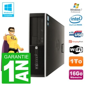 PC HP Compaq 8100 SFF G6950 RAM 16Go Disque 1To Graveur DVD Wifi W7 - Photo 1/1