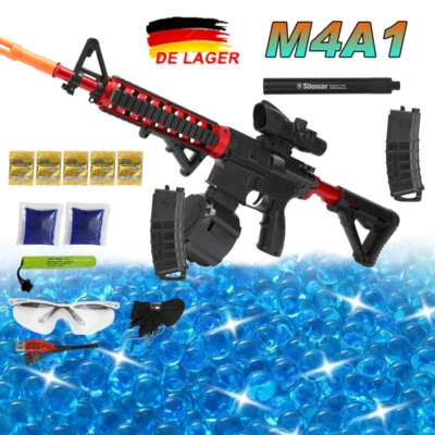 Elektrischer Gel Blasters 95cm 20000 Munition Schutzbrille für Kinder Geschenk - Bild 1 von 4
