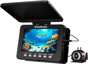 5 Pollici Telecamera Subacquea Da Pesca Con Display IPS, Fotocamera Fish Finder  - Foto 1 di 12