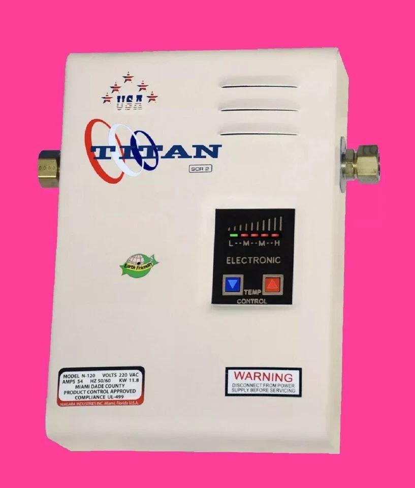 Electric SCR2 Titan N-120 Tankless Water Heater, Brand New, Free Shipping - Image 1 of 4