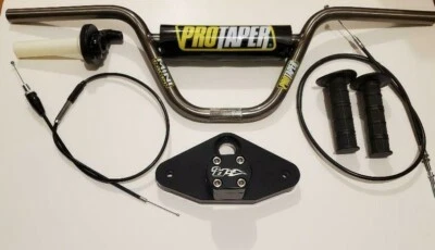 HONDA  ATC70 Z50 PRO TAPER HANDLEBARS & BILLET TRIPLE CLAMP KIT CT70 KO - Image 1 of 4
