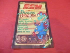Blazing Dragons PS1 Saturn EGM Magazine Mini Strategy Guide Player's Hint Book