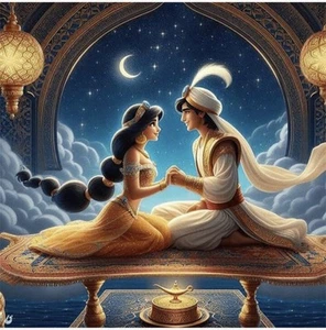 Disney Aladdin 5D Diamond Painting Kit - Picture 1 of 3