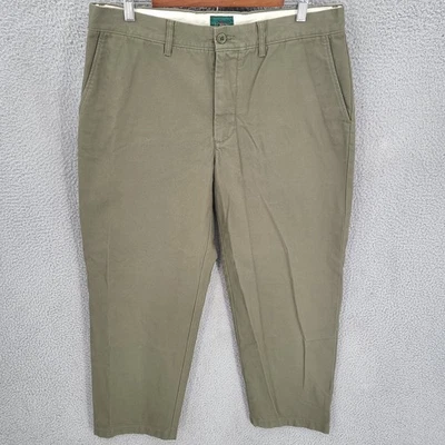 J Crew Pants Mens 34x30 (Fits 34x29) Green Classic Chino Relaxed Fit Oarsman - Image 1 of 4