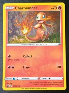 Pokémon - Charmander SWSH092 - Holo Black Star Promo - Picture 1 of 1