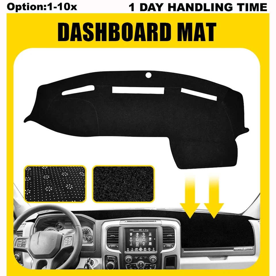 Tapete tapete painel painel Dashmat tampa interior 2011-18 para Ram 2500 1500 3500 - Imagem 1 de 4