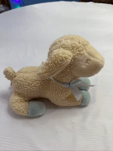 Wiegenlied Lamm Plüsch Russ Stofftier Spieluhr Jesus liebt mich FUNKTIONIERT Vintage - Bild 1 von 12