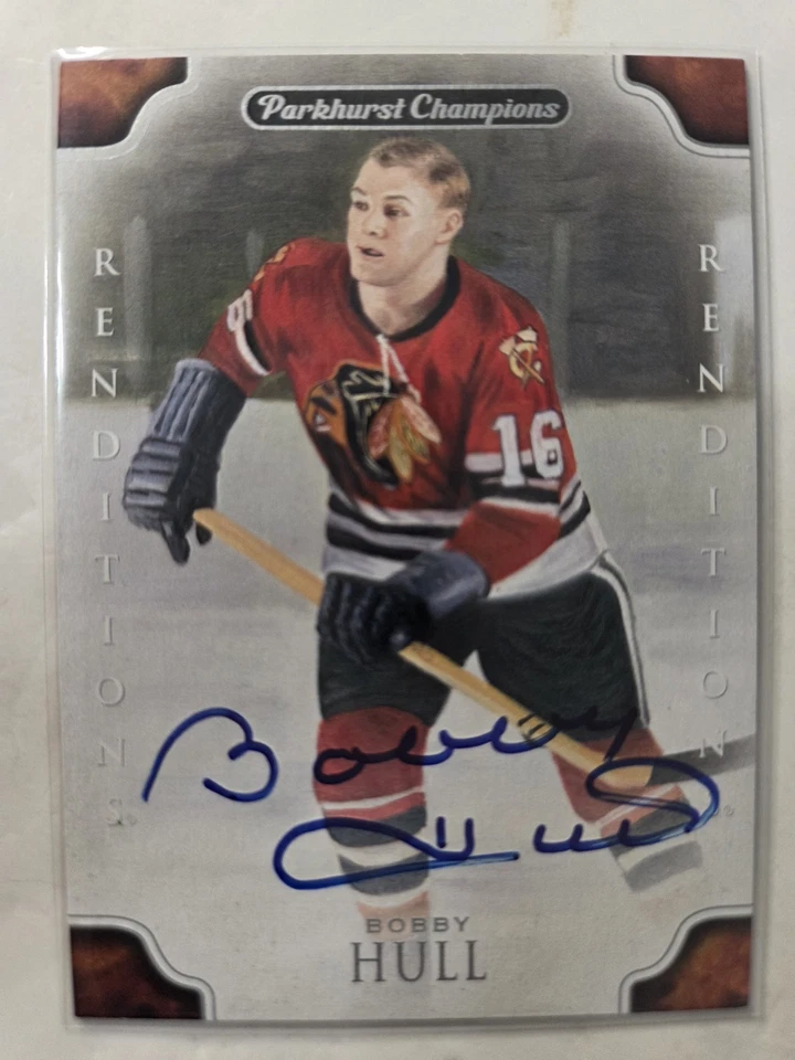 2011-12 Upper Deck Parkhurst Champions Renditions Bobby Hull #141 HOF - Image 1 of 4