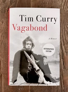 TIM CURRY SIGNED VAGABOND MEMOIR BOOK ROCKY HORROR 1ST ED AUTOGRAPHED | IN HAND - Foto 1 di 2