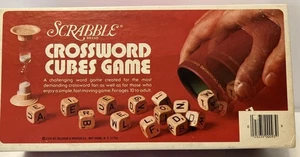 Vintage Scrabble Crossword Cubes Game 1976 Complete- Selchow & Righter Company - Picture 1 of 14