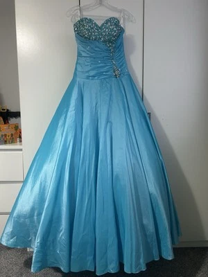 Blue Prom Dress Size 6-8 - Image 1 of 4