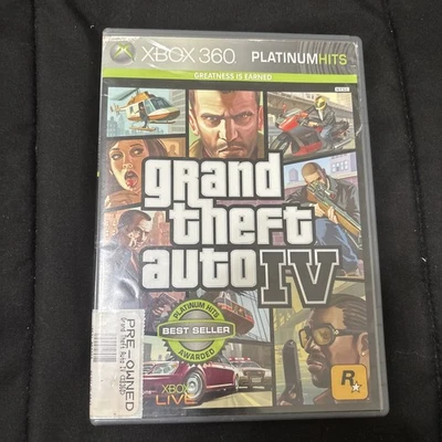 Grand Theft Auto IV -- Platinum Hits Edition (Microsoft Xbox 360, 2009) - Image 1 of 4