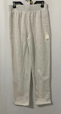 Pantalones deportivos Bobbie Brooks para mujer pierna recta gris jaspeado claro pequeños Foto 1 de 4