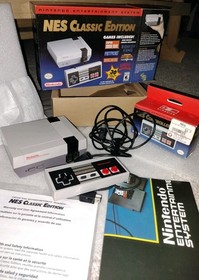 Nintendo NES Classic Edition With Controller Extension Cord. Matching Serial #'s