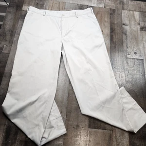 Mens Nike Golf size 38x32 Tan Dri-Fit Flat Front Golf Chino Pants - Picture 1 of 9