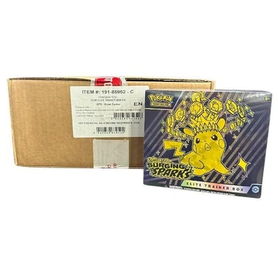 Pokemon Escarlata y Violeta Chispas Surgentes Elite Entrenador 10 Caja Estuche Foto 1 de 4